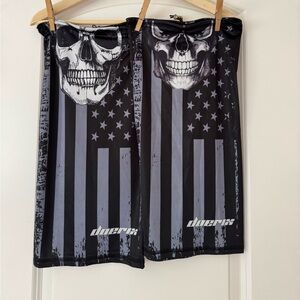 Neck Gaiter Skull and Flag